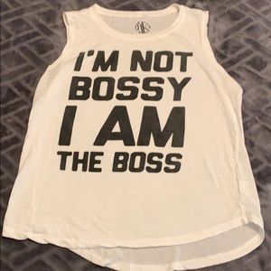 Graphic loose fit tank